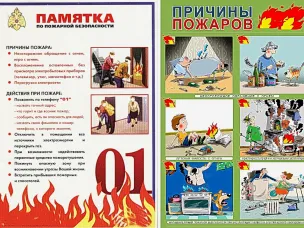 Причины пожаров в быту.