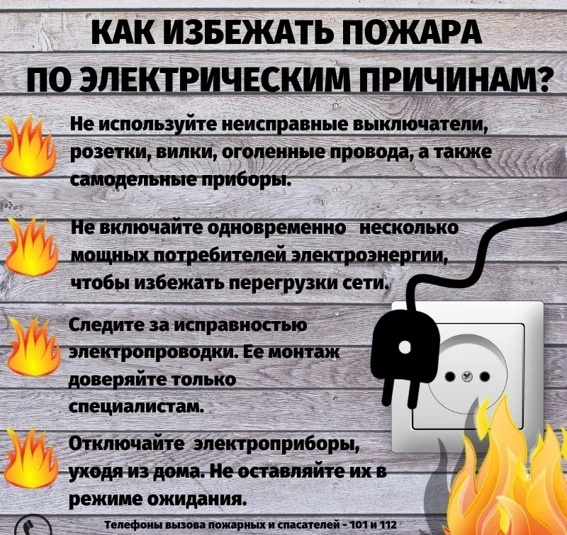 Меры пожарной безопасности
