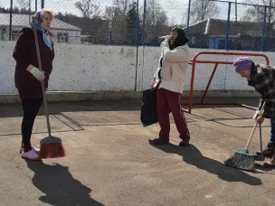 Благоустройство территории МБУ КДЦСР