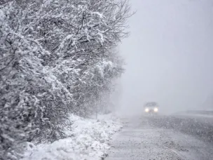 Экстренное предупреждение! Сильный снег и гололедно-изморозевые отложения!