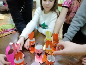 Мастер-класс "Ушастый зайчик"