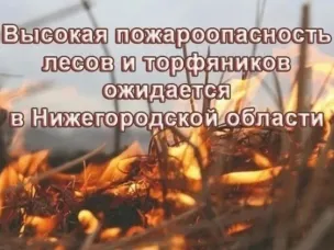Пожароопасность лесов и торфяников.