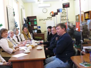 Сотрудники ОМВД России по Лукояновскому району и представители МФЦ обсудили вопросы предоставления услуг