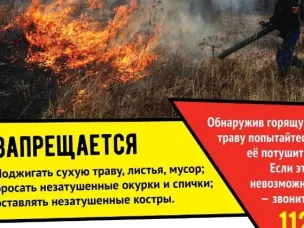 Уважаемые жители Лукояновского округа, просим Вас соблюдать требования пожарной безопасности