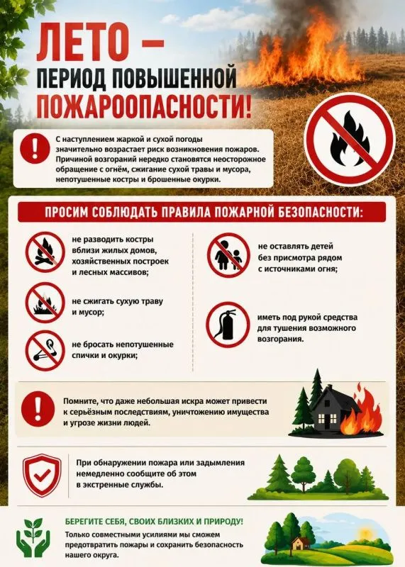 Пожароопасный период.