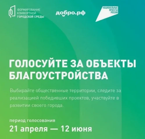 С 21 апреля по 12 июня 2026 года проходит всероссийское онлайн-голосование