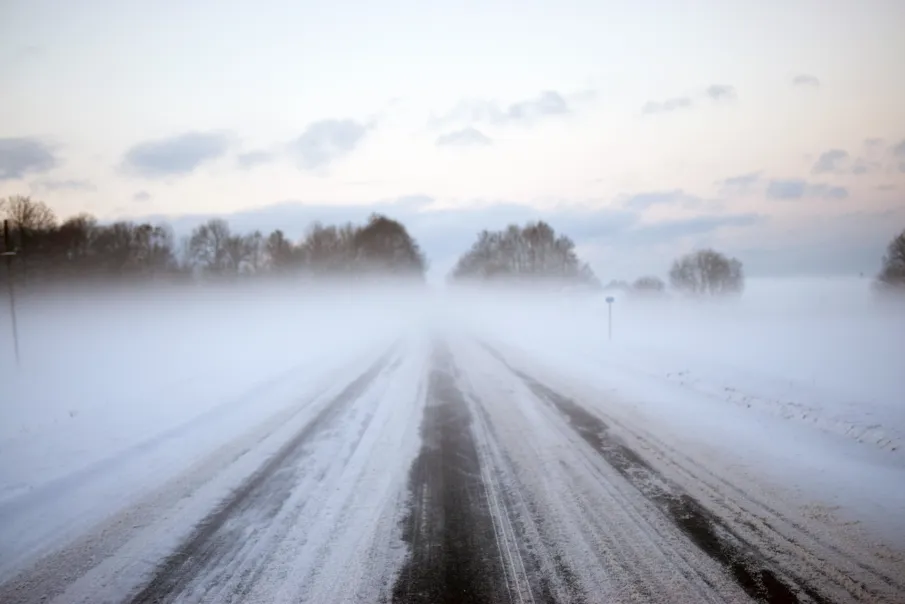 Экстренное предупреждение! Гололед!