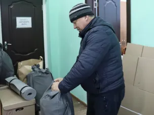 Посылки с малой родины доставлены мобилизованным лукояновцам