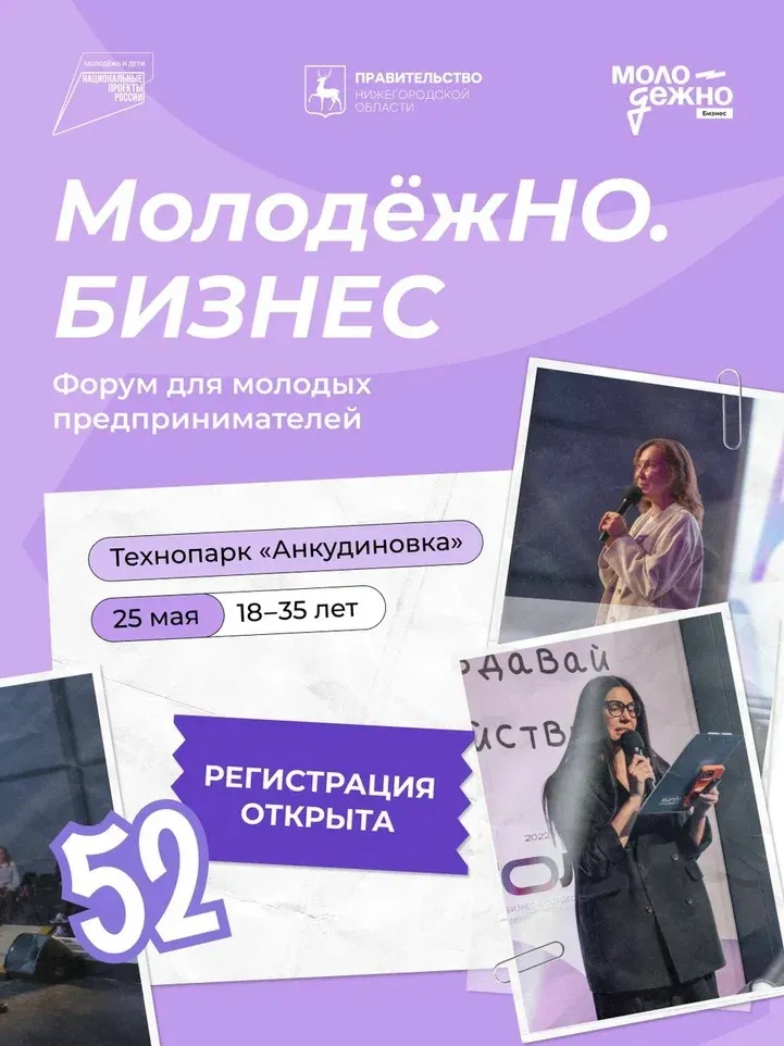 Форум для молодых предпринимателей Нижегородской области «МолодежНО.Бизнес»