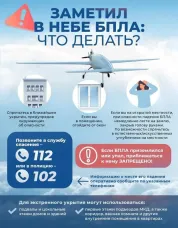Меры безопасности при обнаружении БПЛА